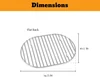 Included oval rack dimensions