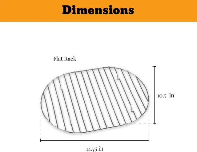 Included oval rack dimensions