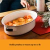 Preparing vegetables in the oval pan